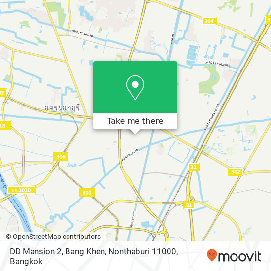 DD Mansion 2, Bang Khen, Nonthaburi 11000 map