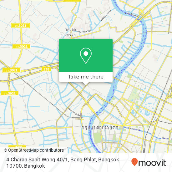 4 Charan Sanit Wong 40 / 1, Bang Phlat, Bangkok 10700 map