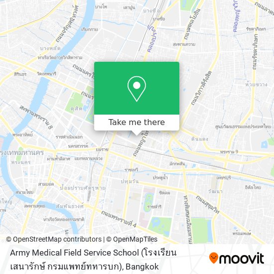 Army Medical Field Service School (โรงเรียนเสนารักษ์ กรมแพทย์ทหารบก) map