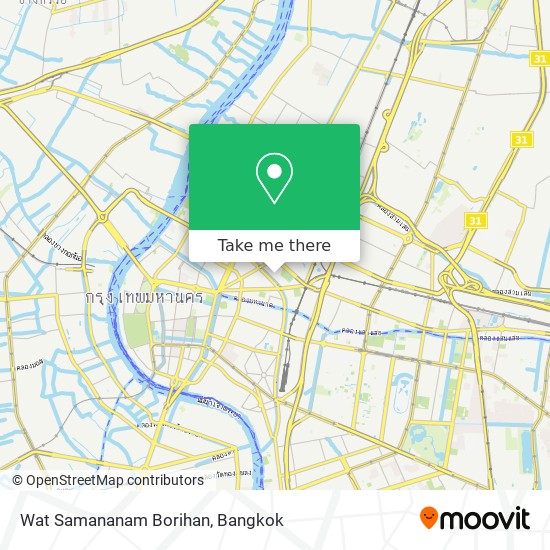 Wat Samananam Borihan map