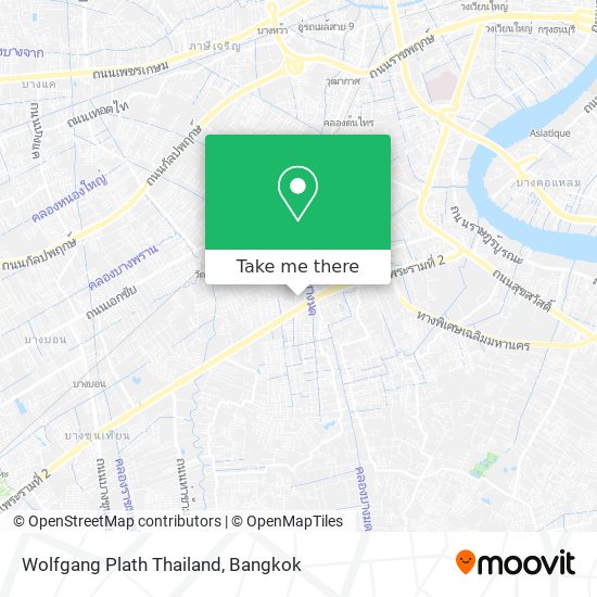 Wolfgang Plath Thailand map