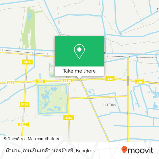 ผ้าม่าน, ถนนปิ่นเกล้า-นครชัยศรี map