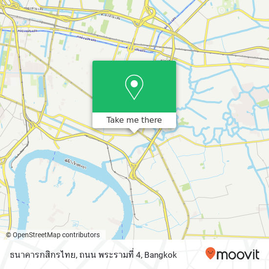 ธนาคารกสิกรไทย, ถนน พระรามที่ 4 map