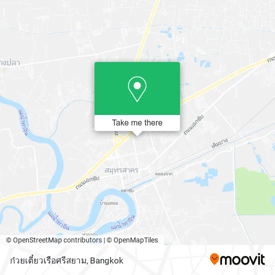 ก๋วยเตี๋ยวเรือศรีสยาม map