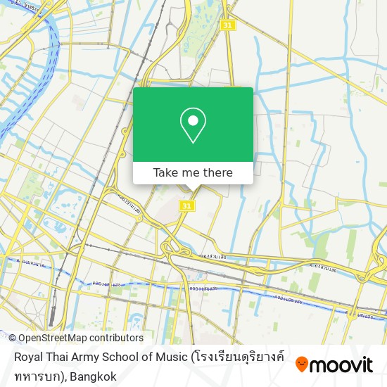 Royal Thai Army School of Music (โรงเรียนดุริยางค์ทหารบก) map