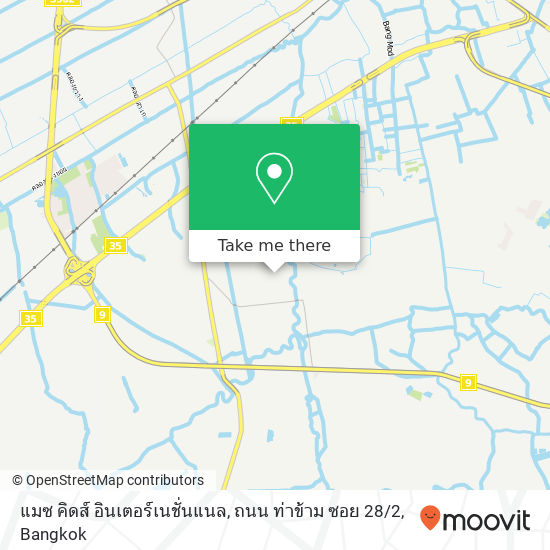 แมซ คิดส์ อินเตอร์เนชั่นแนล, ถนน ท่าข้าม ซอย 28 / 2 map