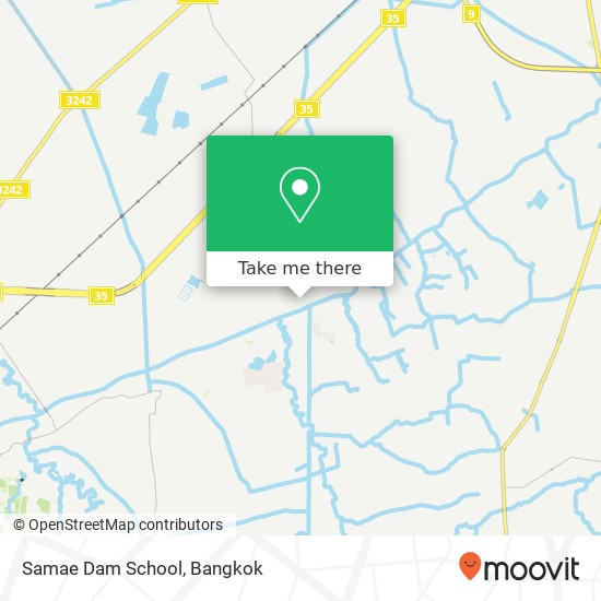 Samae Dam School, Samaedam Road map