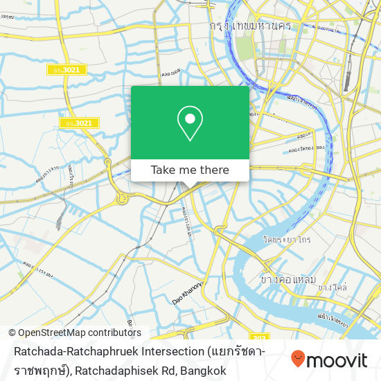 Ratchada-Ratchaphruek Intersection (แยกรัชดา-ราชพฤกษ์), Ratchadaphisek Rd map