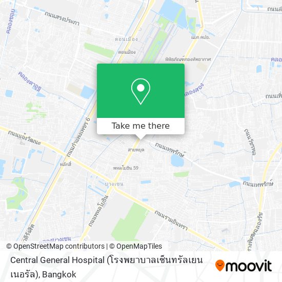 Central General Hospital (โรงพยาบาลเซ็นทรัลเยนเนอรัล) map