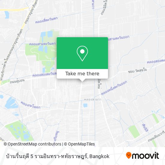 บ้านรื่นฤดี 5 รามอินทรา-หทัยราษฎร์ map