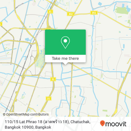 110 / 15 Lat Phrao 18 (ลาดพร้าว 18), Chatuchak, Bangkok 10900 map