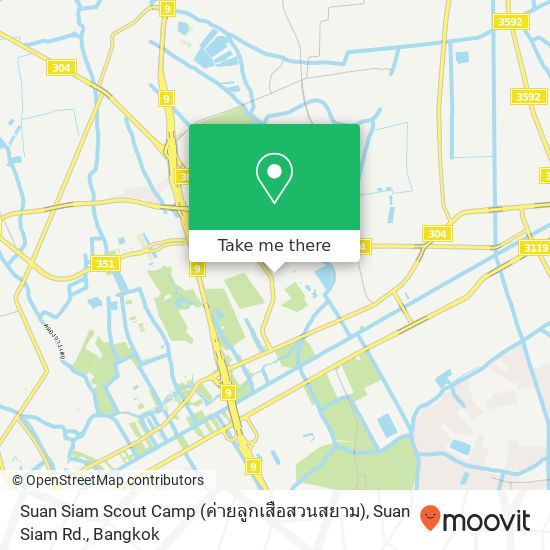 Suan Siam Scout Camp (ค่ายลูกเสือสวนสยาม), Suan Siam Rd. map