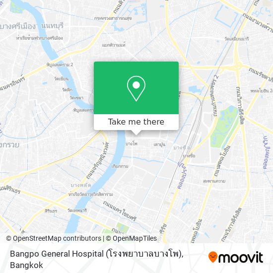 Bangpo General Hospital (โรงพยาบาลบางโพ) map