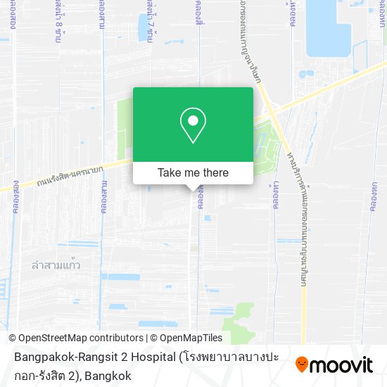 Bangpakok-Rangsit 2 Hospital (โรงพยาบาลบางปะกอก-รังสิต 2) map