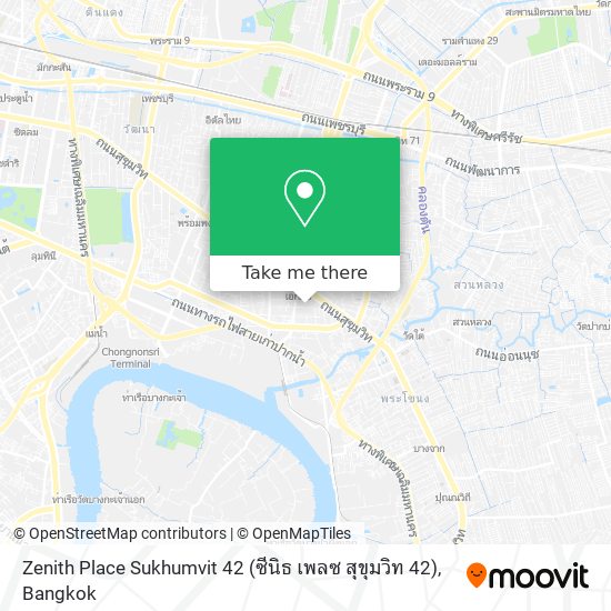Zenith Place Sukhumvit 42 (ซีนิธ เพลซ สุขุมวิท 42) map