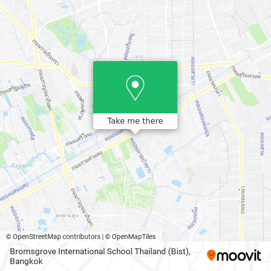 Bromsgrove International School Thailand (Bist) map