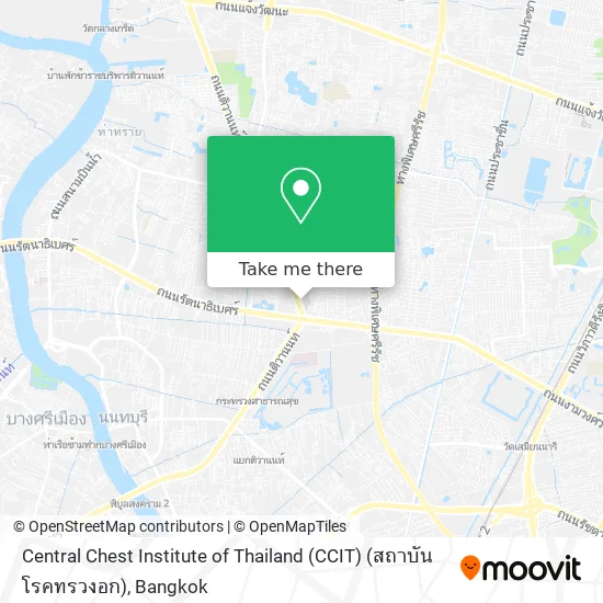 Central Chest Institute of Thailand (CCIT) (สถาบันโรคทรวงอก) map