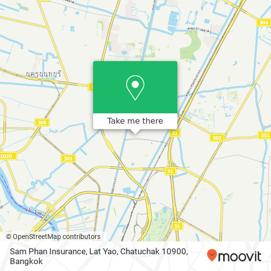 Sam Phan Insurance, Lat Yao, Chatuchak 10900 map