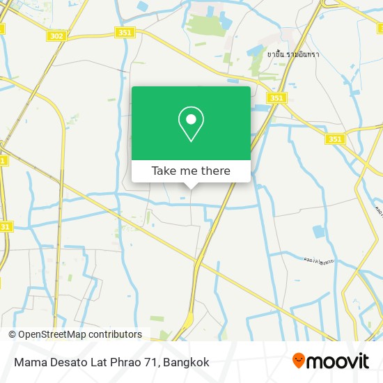 Mama Desato Lat Phrao 71 map