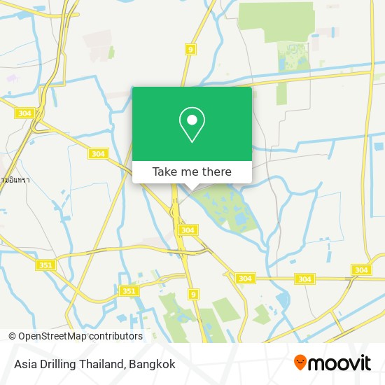 Asia Drilling Thailand map