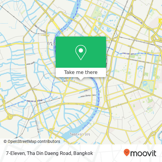 7-Eleven, Tha Din Daeng Road map