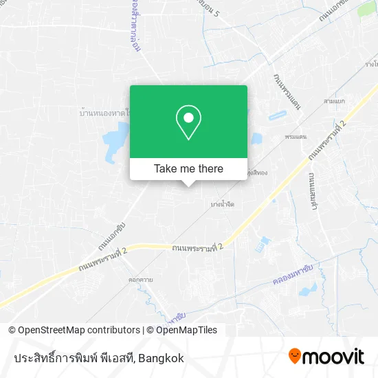 ประสิทธิ์การพิมพ์ พีเอสที map