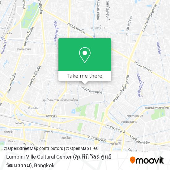 Lumpini Ville Cultural Center (ลุมพินี วิลล์ ศูนย์วัฒนธรรม) map