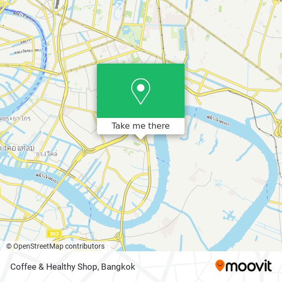 Coffee & Healthy Shop map