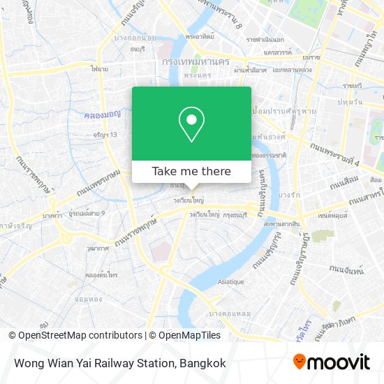 Wong Wian Yai Railway Station map