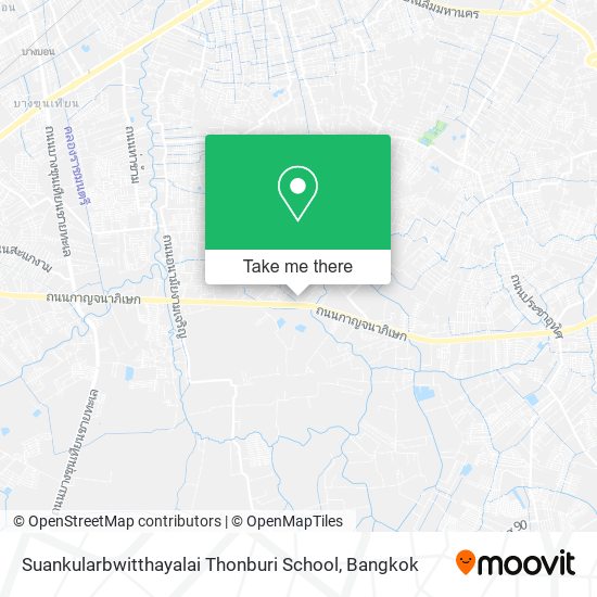 Suankularbwitthayalai Thonburi School map