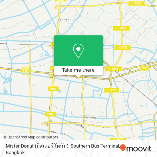 Mister Donut (มิสเตอร์ โดนัท), Southern Bus Terminal map