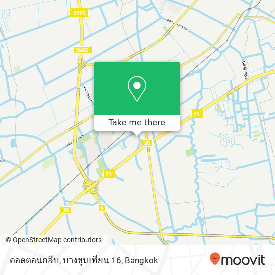 คอตตอนกลีบ, บางขุนเทียน 16 map