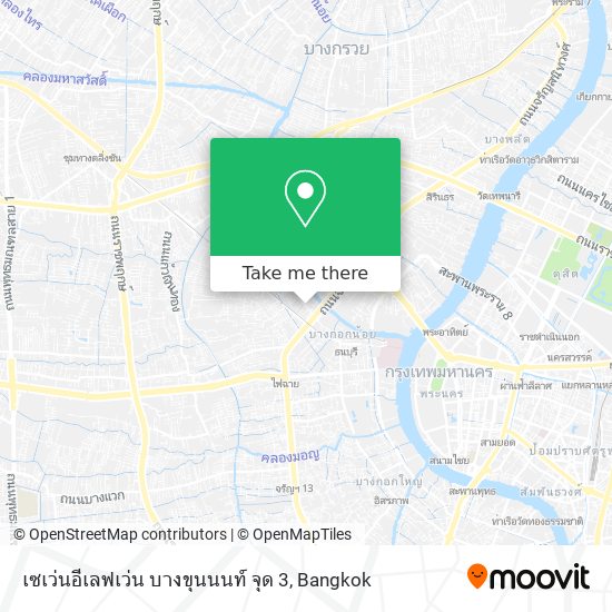 เซเว่นอีเลฟเว่น บางขุนนนท์ จุด 3 map