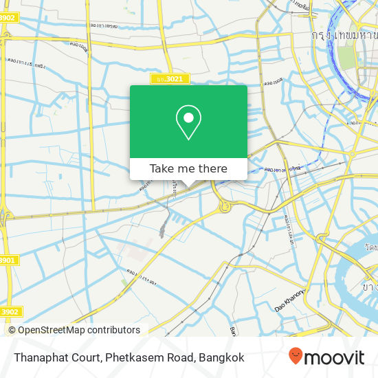 Thanaphat Court, Phetkasem Road map