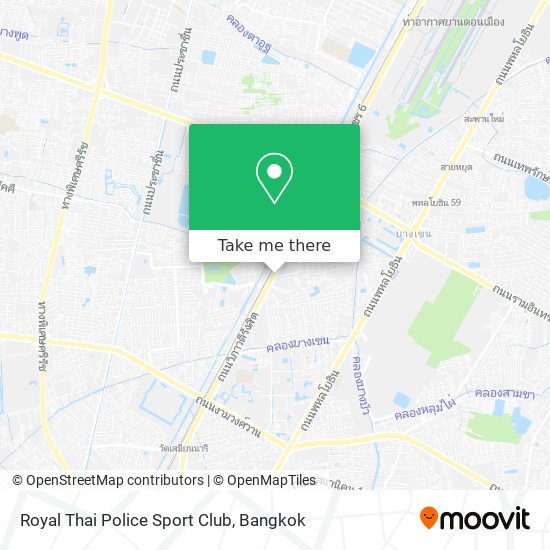 Royal Thai Police Sport Club map