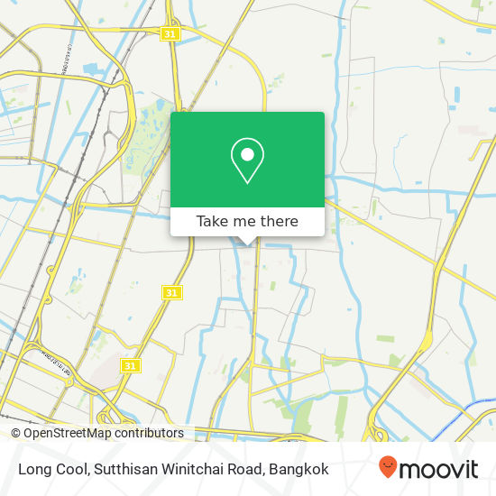Long Cool, Sutthisan Winitchai Road map