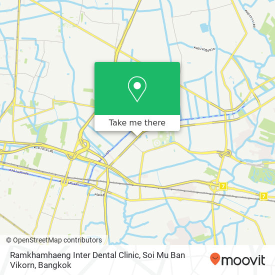 Ramkhamhaeng Inter Dental Clinic, Soi Mu Ban Vikorn map