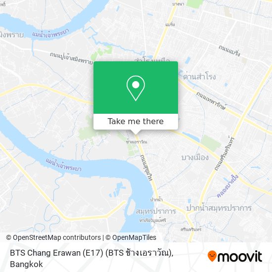 BTS Chang Erawan (E17) (BTS ช้างเอราวัณ) map