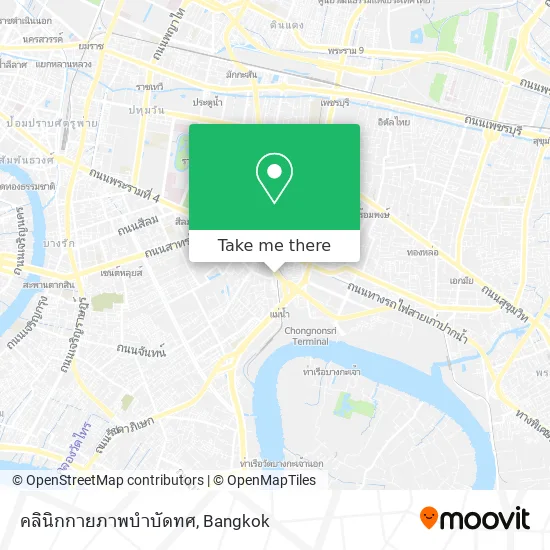 คลินิกกายภาพบำบัดทศ map