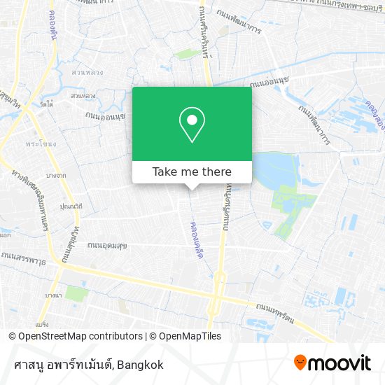 ศาสนู อพาร์ทเม้นต์ map