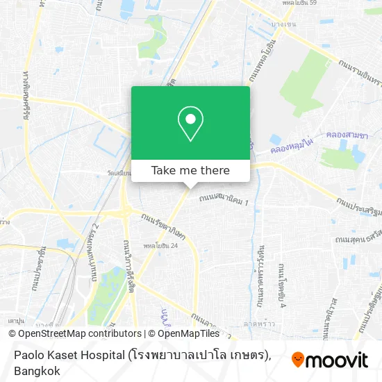 Paolo Kaset Hospital (โรงพยาบาลเปาโล เกษตร) map