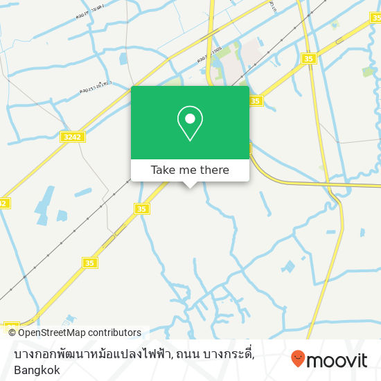 บางกอกพัฒนาหม้อแปลงไฟฟ้า, ถนน บางกระดี่ map