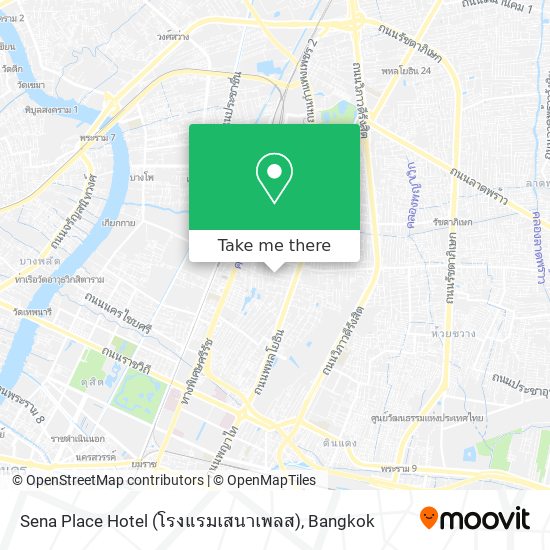 Sena Place Hotel (โรงแรมเสนาเพลส) map