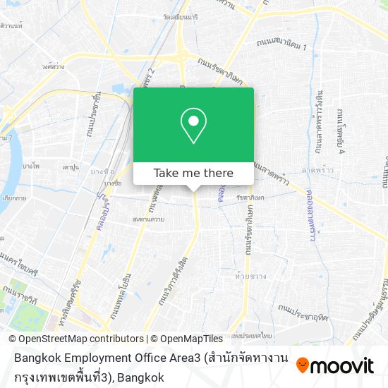 Bangkok Employment Office Area3 (สำนักจัดหางานกรุงเทพเขตพื้นที่3) map