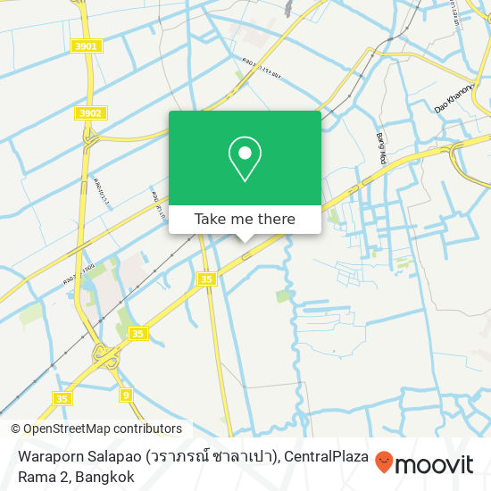 Waraporn Salapao (วราภรณ์ ซาลาเปา), CentralPlaza Rama 2 map