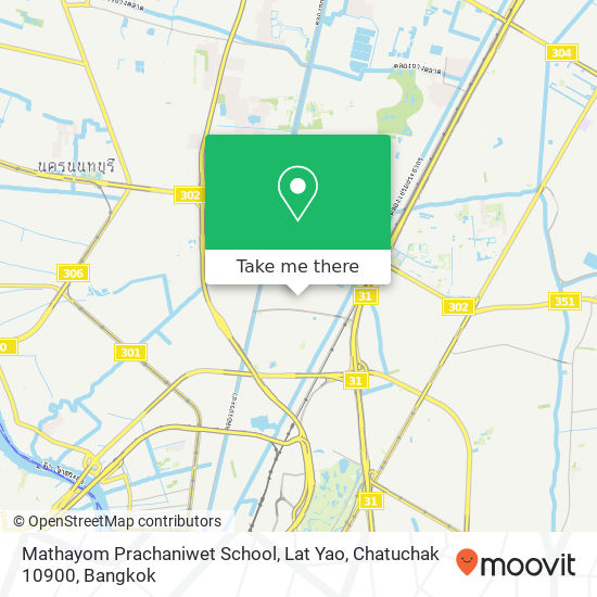 Mathayom Prachaniwet School, Lat Yao, Chatuchak 10900 map