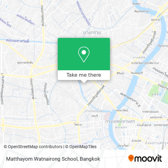 Matthayom Watnairong School map