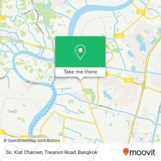 So. Kiat Charoen, Tiwanon Road map