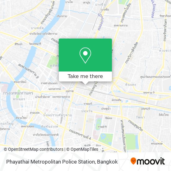 Phayathai Metropolitan Police Station map