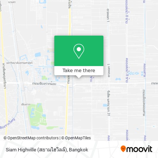 Siam Highville (สยามไฮวิลล์) map